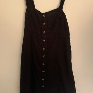American Eagle Black Button Down Dress